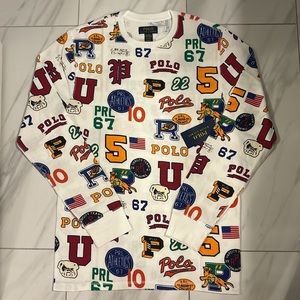 Men’s Polo Ralph Lauren Thermal Sleepwear Long Sleeve T-Shirt